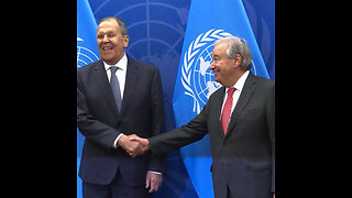 Guterres bromea con Lavrov: "¿Sabe la diferencia entre el protocolo y Al Qaeda?"