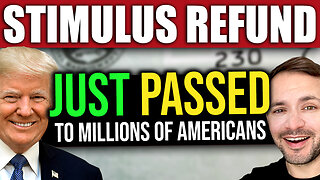 PASSED! Trump’s Stimulus Refund Checks Budget Bill Advances!