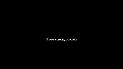 i am Black