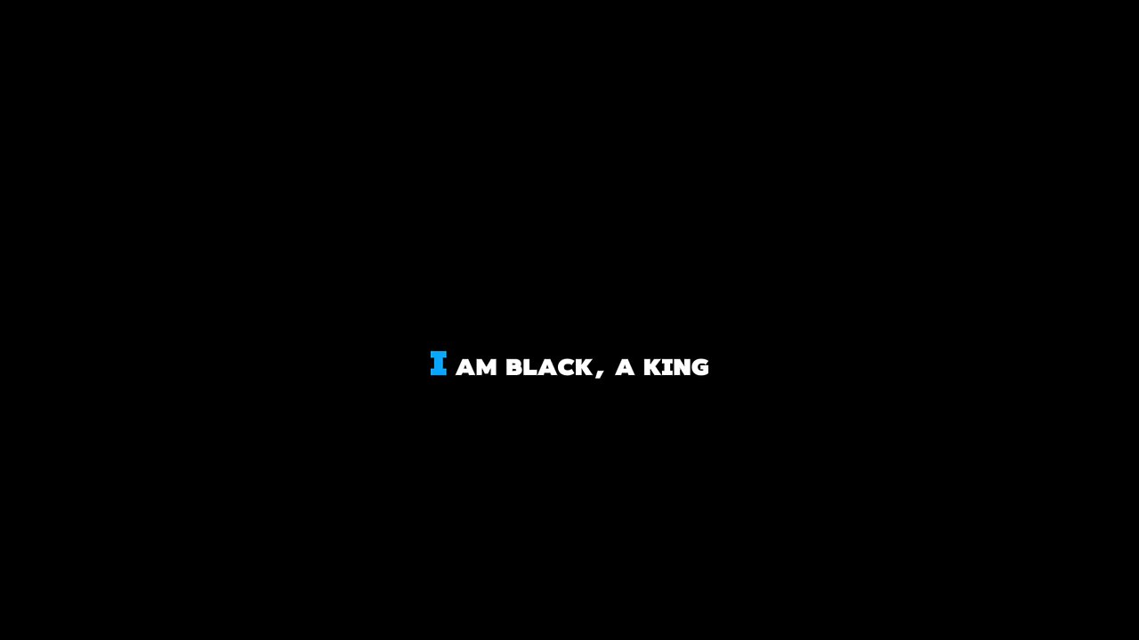 i am Black