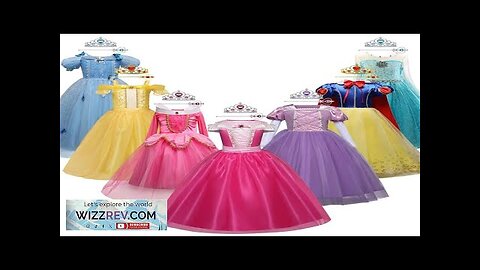 Girls Princess Dress 2023 Girl Encanto Cosplay Princess Elsa Costume Kids Birthday Review