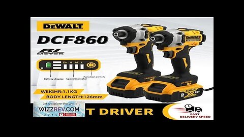 Dewalt DCF860 Cordless Compact Drill / Driver 20V Brushless Electric Drill Screwdriver Review