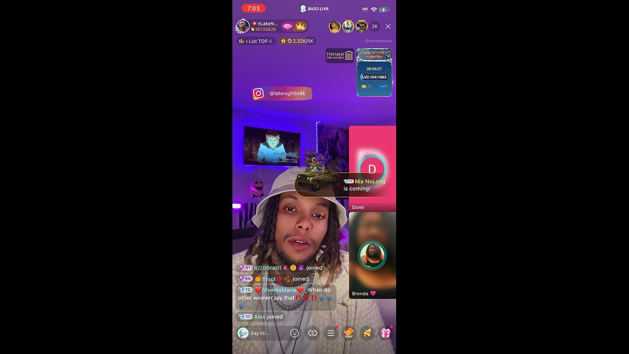 Latenite making a lot of points 👀