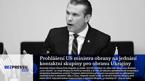 Prohlášení US ministra obrany na jednání kontaktní skupiny pro obranu Ukrajiny