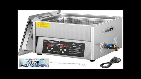 VEVOR Digital Ultrasonic Cleaner 6L Ultrasonic Cleaning Machine 50kHz 110V Sonic Cleaner Review