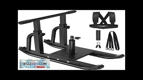 Weight Sled for Training Sled Push Gym Equipment with Adjustable Height Push-Pull Review