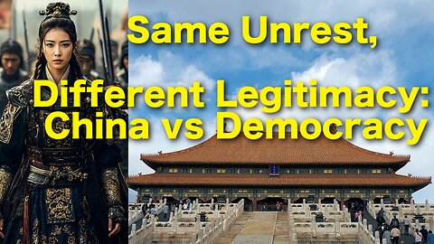 Same Unrest, Different Legitimacy: China vs Democracy