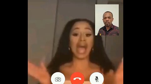 #Cardi B viral video chatting with Mthogen Beats.