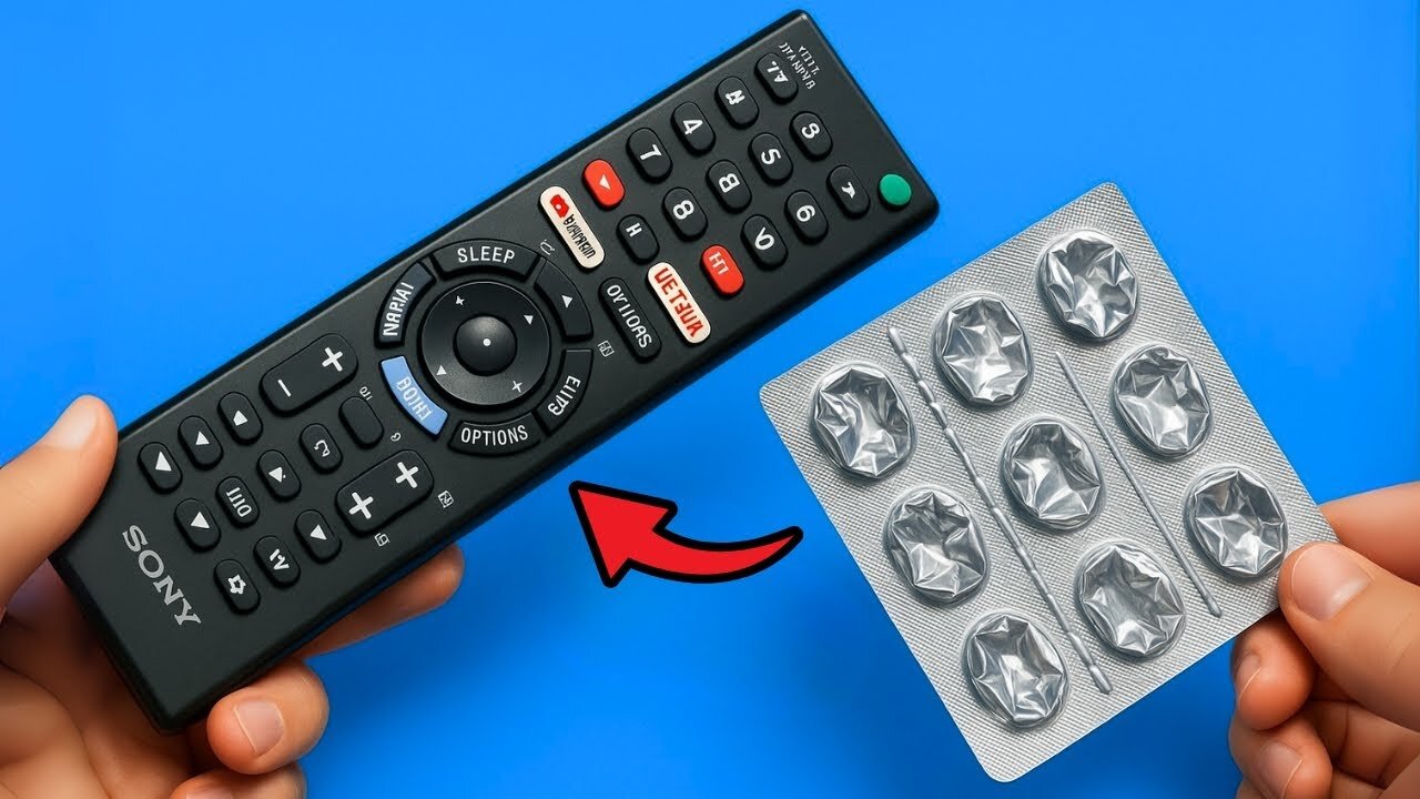 Unbelievable! Fix Any Broken TV REMOTE in Just 1 Minute With EMPTY PILL PACKS! 😱