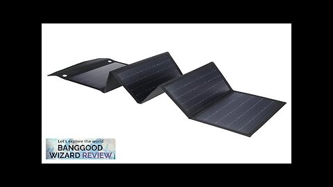 XMUND XD-SP3 50W 18V Solar Panel USB DC PD Fast Charging Outdoor Review