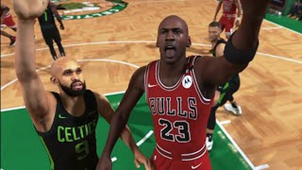 NBA2K25 MICHAEL JORDAN & THE BULLS VS BOSTON CELTICS!