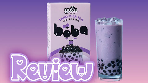 Yulu Instant Boba Taro Milk Tea Review