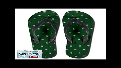 Justice League Minimalist Pattern Art Green Thong Sandals Review