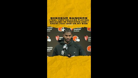 I feel very relaxed playing because I’m prepared and I know I got God on my side.