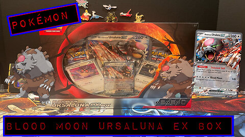 Pokémon blood moon ursaluna ex box