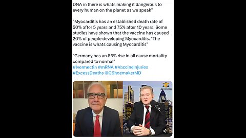 mRNA COVID19 vaccine spike protein linked to blood clot myocarditis -Dr Peter McCullough cardiologis