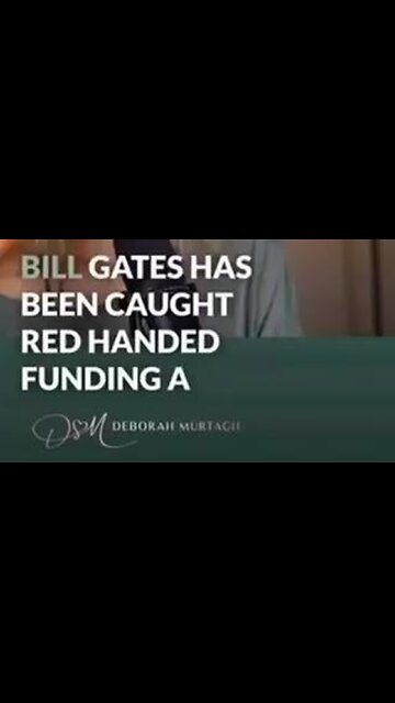Bill Gates - has just been caught red-handed...
