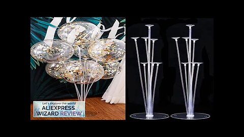 2 set Latex Balloon Holder Balloons Stand Column Metallic Balloons Baby Shower Review