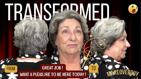 Dramatic Silver Hair Makeover – Watch the Stunning Transformation!