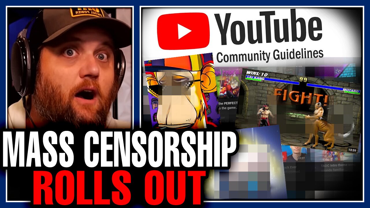 Youtube Just Mass Censored Video Games & Much More! They Are Forcing Everything To AI