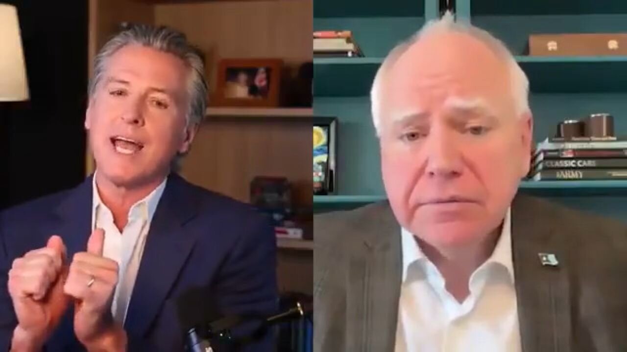 Tim Walz Tells Gavin Newsom He Scares Conservatives Because He Can Fix A Truck