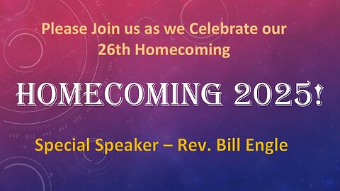 HOMECOMING! 2025 10-5-25