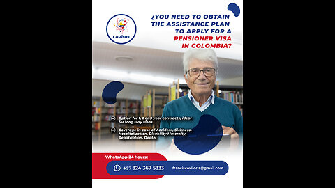 Do you want to obtain the "Pensionado Visa" in Colombia in 2025?