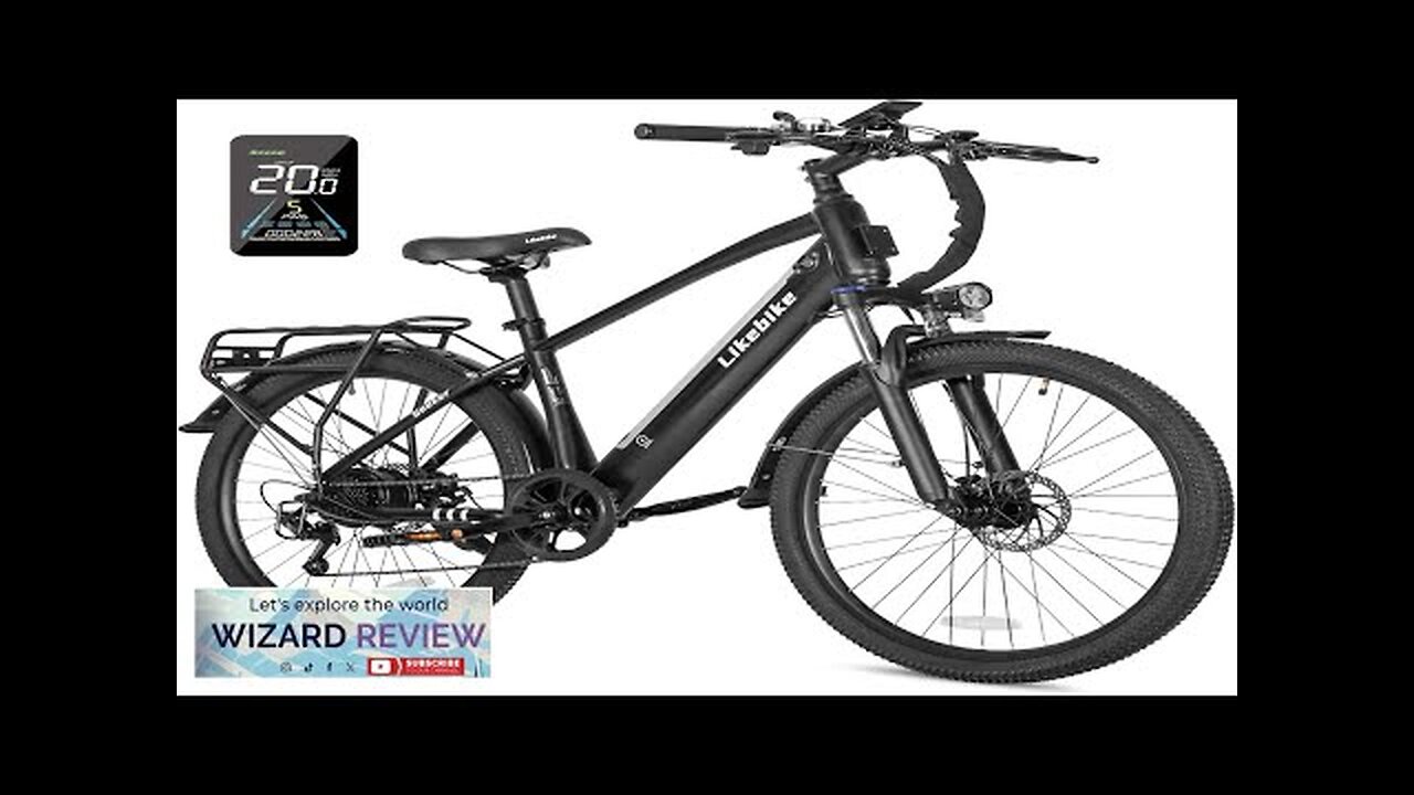 Seeker 26" Electric Bike for Adults with Peak 500W Brushless Motor 35Miles Review