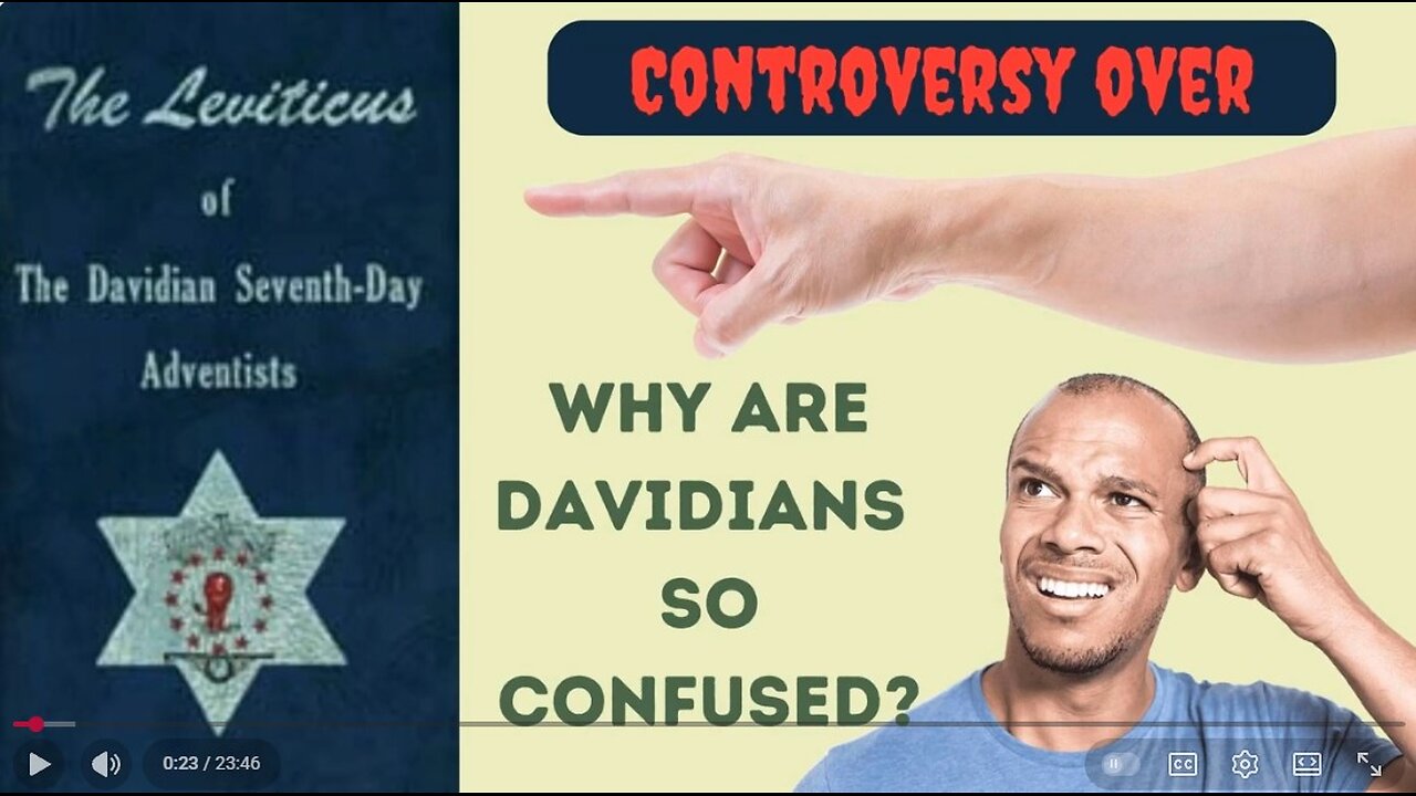 The Leviticus Today: Why are Davidians so Confused?