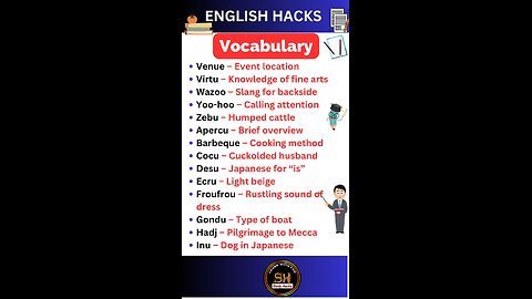 Daily use Important vocabulary words for exam 2025 64 #studyhacks123 #vocabulary #english #shorts