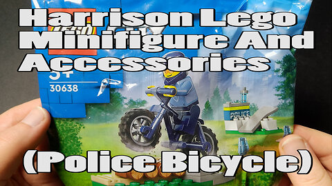 Harrison Lego Minifigure And Accessories (Police Bicycle)