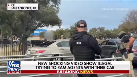 A criminal illegal alien rammed ICE vehicles in San Antonio, sending an agent to the hospital