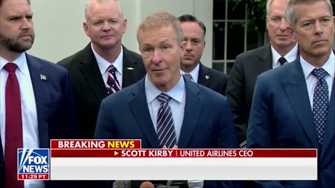 United Airlines CEO Scott Kirby says on the government shutdown