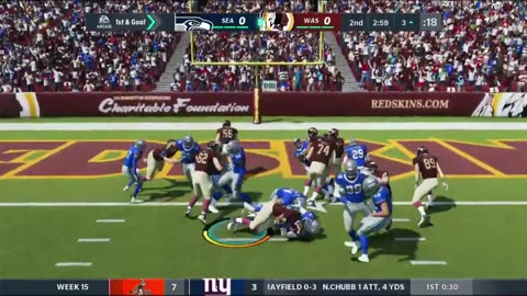 1964 WASHINGTON VS Madden 21 I Franchise WEEK 15 WASHINGTON VS SEATTLE