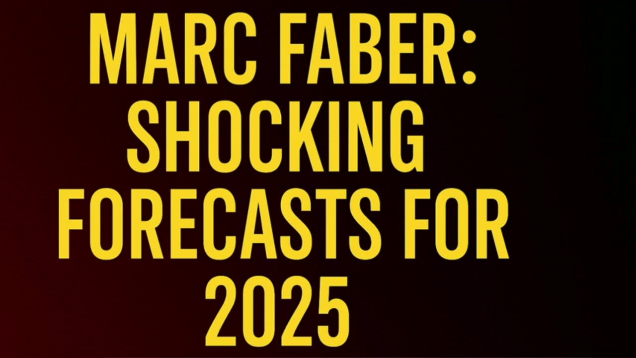 😱 Marc Faber: Shocking Forecasts for 2025 — What Investors Must Know