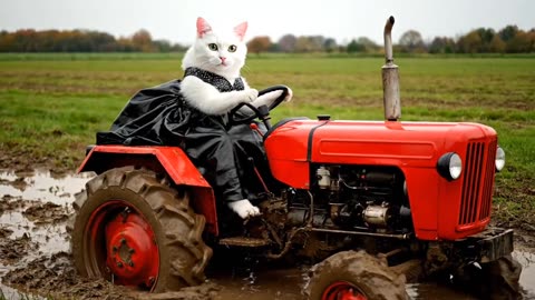 “Cute Cats Off-Road Adventure | Feline Sisters Beach Ride 🐾⛱️”