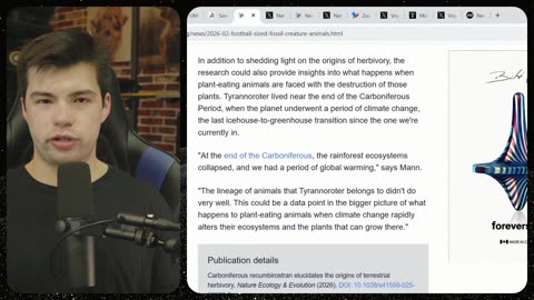 Wednesday Evening!!! Prehistoric To Current Animal News From Around The World...