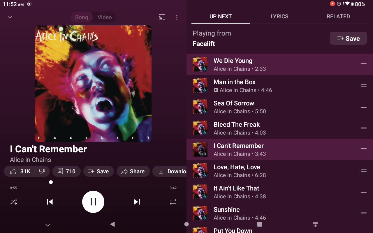 Alice in Chains Facelift Full Album