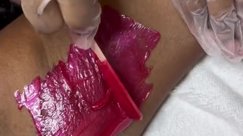 Underarm Waxing with Sexy Smooth Cherry Desire Wax | @skynnwithtrish Demo & Review