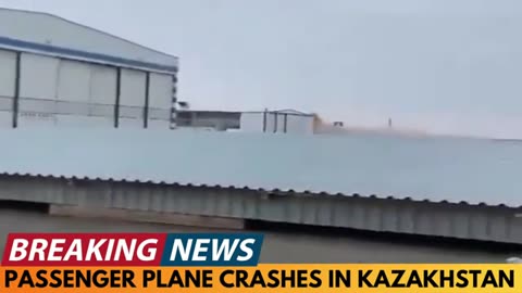 BREAKING NEWS: PASSENGER PLANE CRASHES NEAR AKTAU AIRPORT IN KAZAKHSTAN