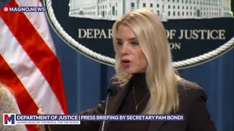 Department of Justice | Briefing by Secretary Pam Bondi (Feb 12, 2025) [LIVE] [CC]