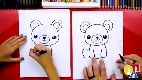 How To Draw A Teddy Bear - US National Teddy Bear Day