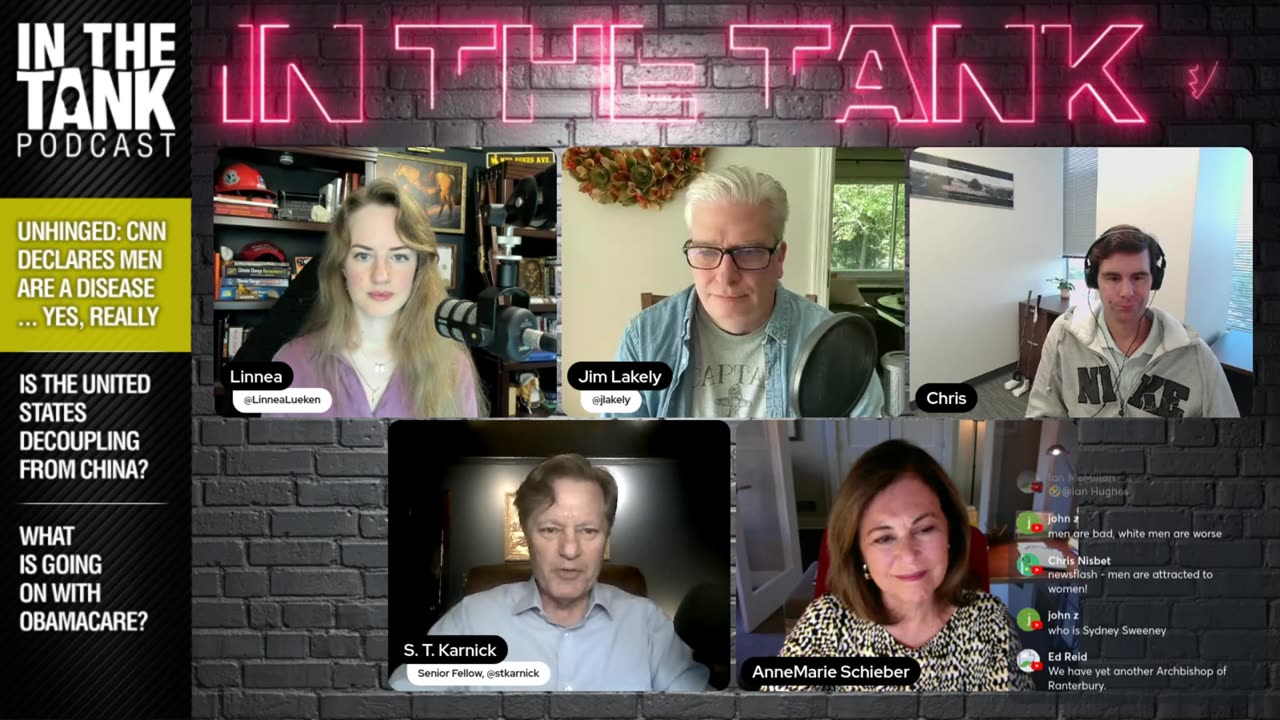 CNN Declares Men as Diseases?! - In The Tank #515 Highlight