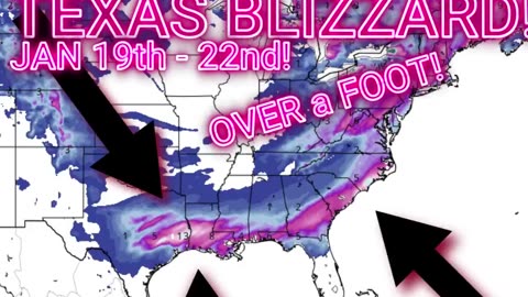 🚨BREAKING! TEXAS *BLIZZARD!* Over 1 FOOT!?