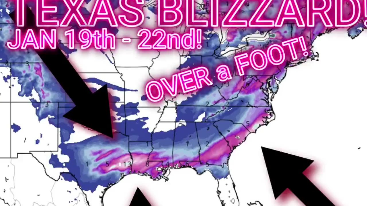 🚨BREAKING! TEXAS *BLIZZARD!* Over 1 FOOT!?