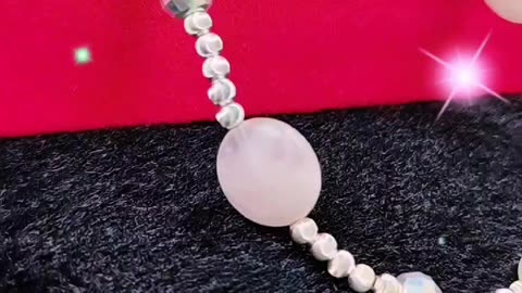 GN-20250218-01 Simple style natural Rose Quartz natural pearl beautiful necklace