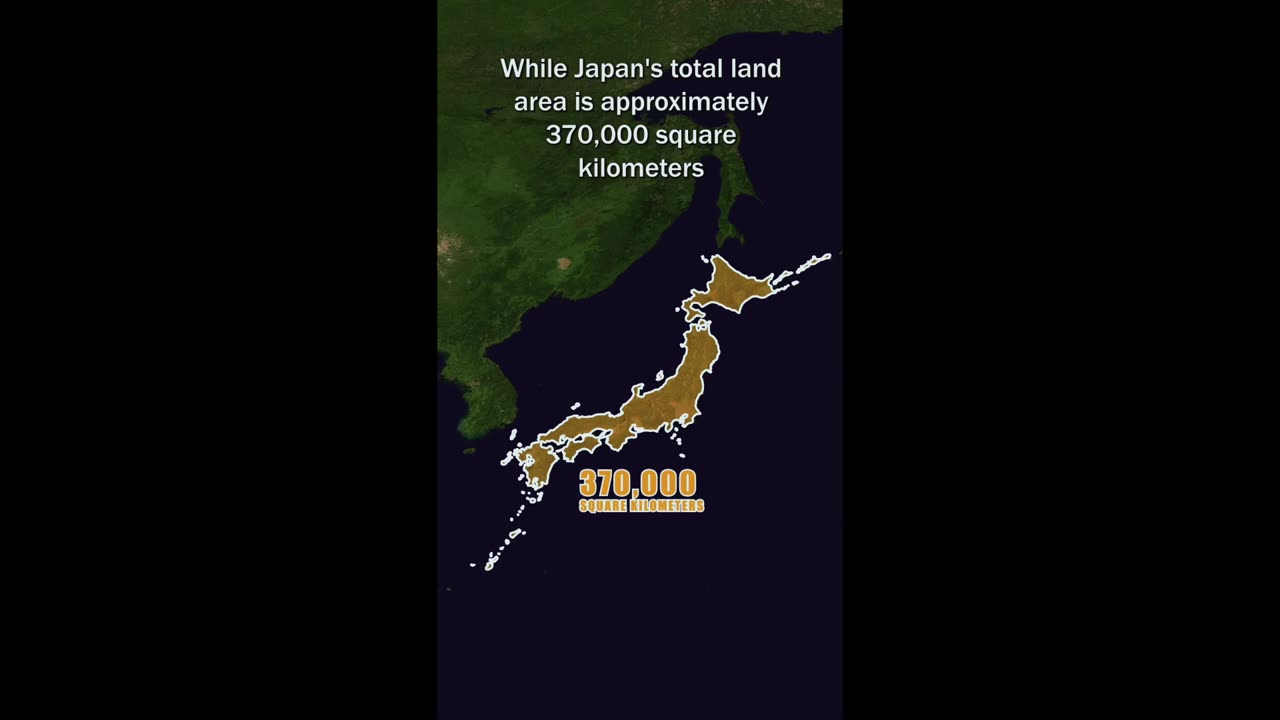 You can’t even imgine how big this island nation of Japan really is?