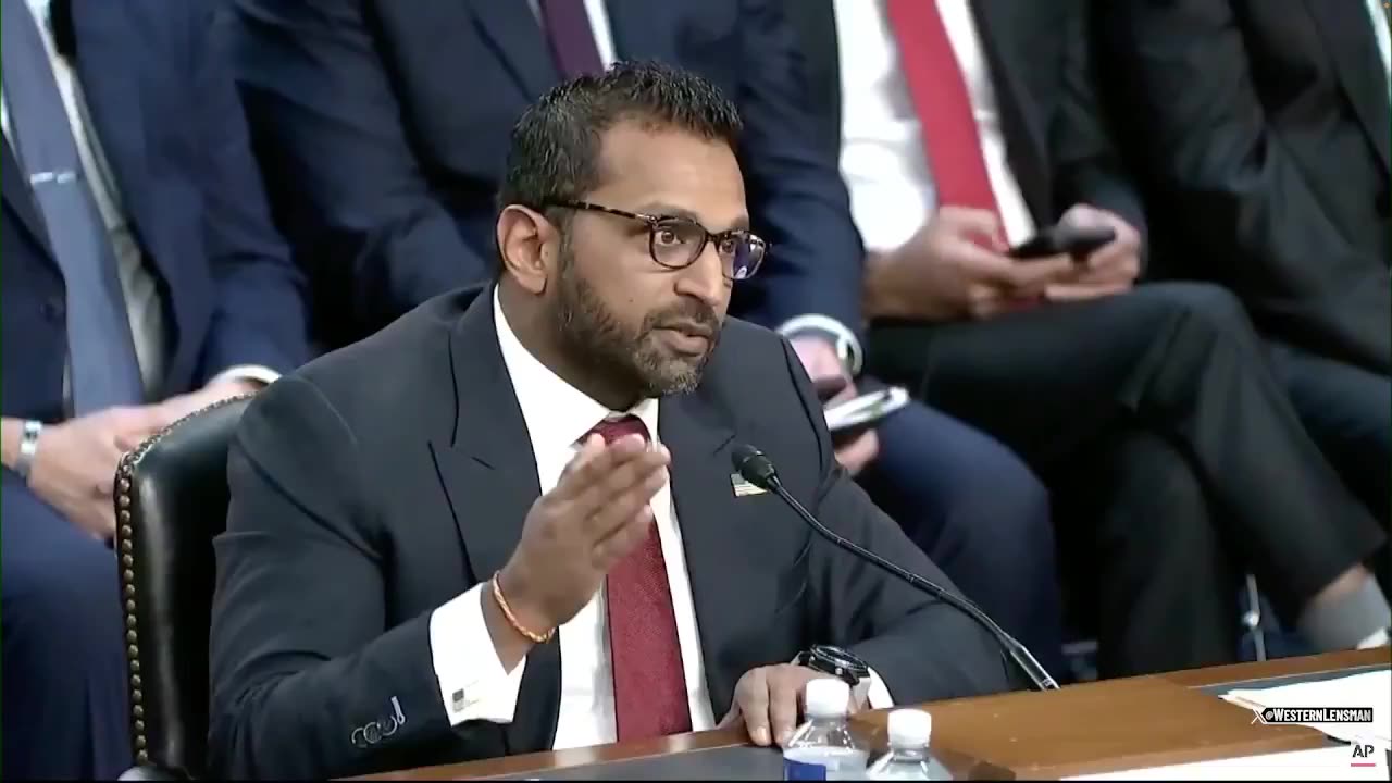 Kash Patel: "I know what it feels like to have the full weight of the United States government barreling down on you."