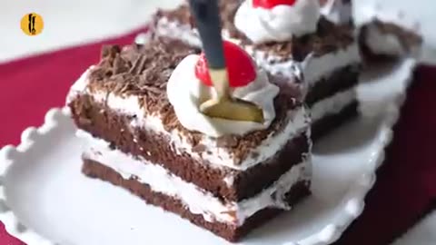 Black Forest Pastry Recipe By Food Fusion