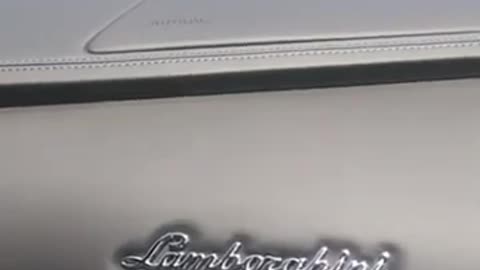 Riding in a Lamborghini